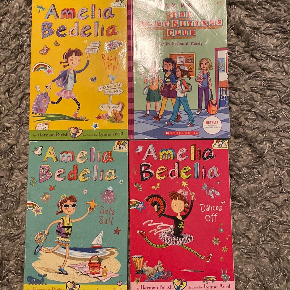 Amelia Bedelia and Babysitters Club - 4 book bundle